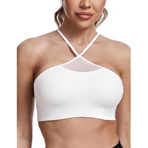 Wingslove Women Y Back Sports Bra Wireless Low Impact Mesh Racerback Racerback Athletic Workout Yoga Bras مع مبطنة