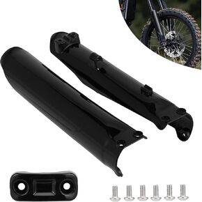Front Fork Guard Cover for Surron Ultra Bee,PP Plastic Shock Absorber Protector Boot with 6 Pcs Bolts for Sur Ron Ultra Bee