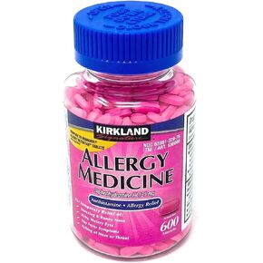 Diphenhydramine HCI 25 Mg - Kirkland Brand - Allergy Medicine and AntihistamineCompare to Active Ingredient of Benadryl® Allergy Generic - 600 Count Personal Healthcare / Health Care