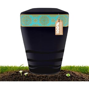 Biodegradable Urn for Ashes Adult Male & Female, Large Cremation White Urn for Ashes for Women and Men Up to 270 lbs, TSA Approved, Ideal for Home, Columbarium or Burial, Made in Europe