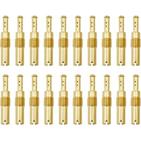 20 Pcs N424-21 Carburetor Pilot Slow Jet Kit, Replacement for Nibbi Keihin FCR-MX PE PJ PWK Carburetors (Size: 32-80)