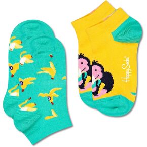 Socks Happy Socks Boys '2-Pack Kids Monkey & Banana Low Socks