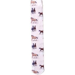 Ovation Kids Zocks Boot Socks Beige Horses