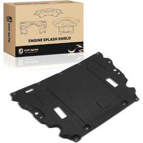 YHTAUTO Front Lower Engine Splash Shield Compatible with Ford Fusion, Lincoln MKZ 2013-2020, L4 1.5L/1.6L/2.0L/2.5L, Plastic Splash Guard Engine Case Guards