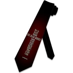 Three Rooker Religious Ties Mens Easter Necktie Cross Tie