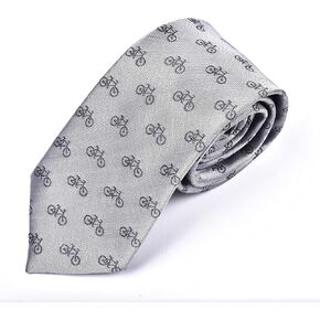 Bicycle Necktie - Cyclist Gift - Men's Biking Tie