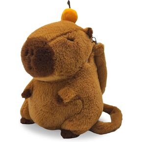 Kawaii Capybara Backpack Plsh محشو بالحيوان مع حزام كتف قابل للتعديل رقيق للأطفال