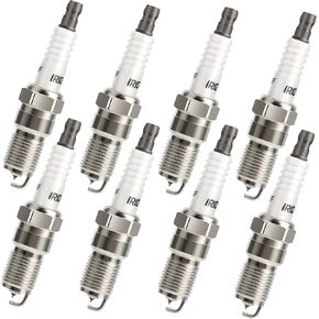 Fordium Spark Plugs 8 Pack 7164 TR55IX متوافق مع 1997-2010 Ford F150 V8 4.6 5.4 ، فورد إكسبيديشن مستكشف موستانج ، كاديلاك ، تشيفي ، جي إم سي ، لينكولن ، بويك ، مركبات الزئبق-4.1-8.1 لتر