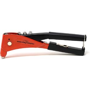 Redline Tuning Heavty-Duty Hand Riveter (قادر على 3/32 "، 1/8" ، 5/32 "و 3/16" مسامير ، تتضمن مفتاح البوب) أداة بندقية البوب