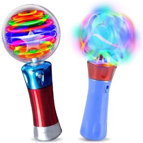 تضيء ArtCreativity Up Orbiter و Wand ، وميض الصخور للأولاد والبنات بألوان مثيرة وبطاريات مشمولة