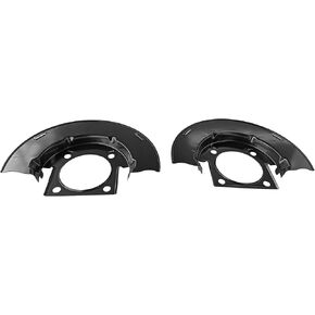 2PCS فرامل الغبار الدروع المتوافقة مع شيفروليه Express 2500 GMC Savana 2500 2003-2017 متوافق مع شيفروليه سيلفرادو 2500 1999-2010 متوافق مع GMC Sierra 2500 1999-2004 947-073