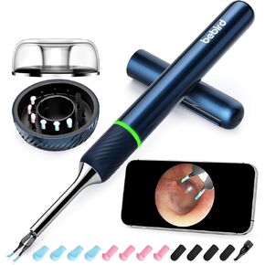 Bebird Note 5 Pro Ear Canal Cleaner: Camera FHD مع ملاقط متعدد الاتجاهات ، ومقاطع الفيديو البعيدة التي تدعمها IoT ، ومغناطيسي ON/OFF CAP ، و EAR HYGIENE STOGIONBASE