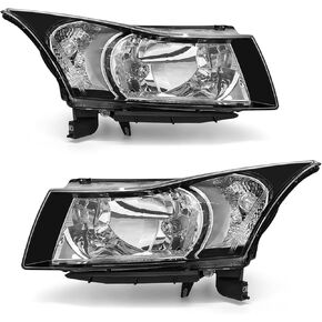 جمعية المصابيح الأمامية لعام 2011 2012 2013 2014 2015 CHEVY CRUZE LS/LT/LTZ 2016 CHEVROLET CRUZE LIMITER CHROME مع زوج استبدال المصابيح الأمامية العاكسة الصافية