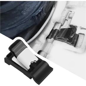 Fuel Door Spring Clamp OEM# 77360-02020 77360-35040,Gas Door Spring Clip Compatible with Toyota RAV4 Camry 4Runner,Scion xB tC,Lexus ES250 ES350 ES300h,Standard Car Accessories (77360-02020)