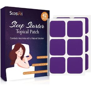 Sleep Patches for Adults Extra Strength: Gentle Overnight Sleep Support Patch - Non‑Habit Forming Sleep Aid with All‑Natural, Lavender & Chamomile Relaxation Aid - Drug-Free, 8-Hour Nighttime Solution
