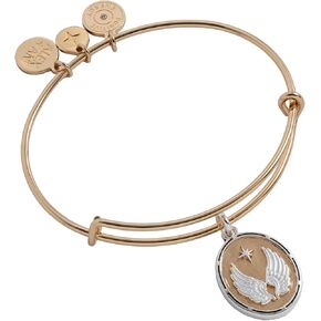 Alex and Ani Two-Tone Guardian Angel Bangle