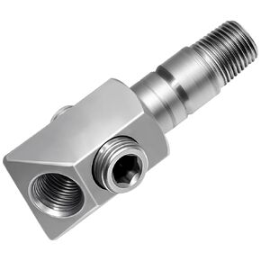 Oil Pressure Sensor Thread Adapter, 1/8-27 NPT Port Plugs for Chevy/GM Small Block Engines
