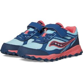 Saucony Cohesion TR14 A/C Trail Running Shoes (Little Big Kid) Sneaker, Aqua/Coral, 10.5 US Unisex