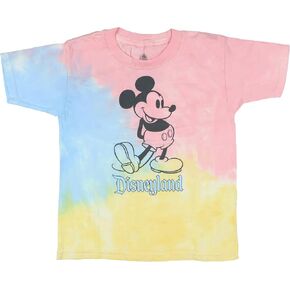 Disneyland Shirt Girls Mickey Mouse Tie Dye Toddlers Short Sleeve Tee