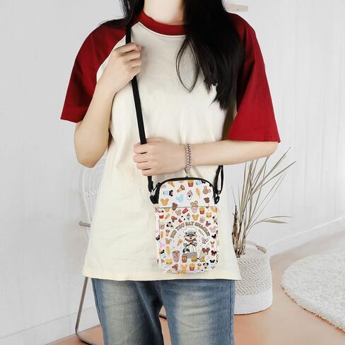 ENSIANTH Indian Princess Crossbody Bag Raccoon Did You Say Snacks Gift Fairy Tale Fans Messenger Bag Kingdom Trip Gift in Saudi Arabia