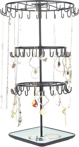Multi-layer Jewelry Organizer Chic Box Metal Jewelry for Ladies Stylish Storage in Saudi Arabia