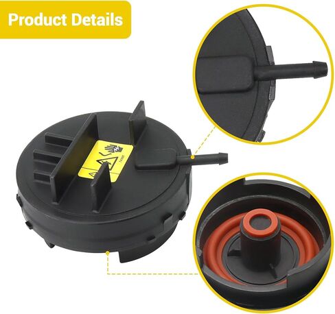 غطاء رأس صمام PCV Cover PCV Cylinder Cylinder Cylinder Head Tear متوافق مع 2007-2013 B-M-W 128i ، 328i ، 528i ، X3 ، X5 ، Z4 N20 ، N26 ، N51 ، N52 استبدال#1112752281 in Kuwait