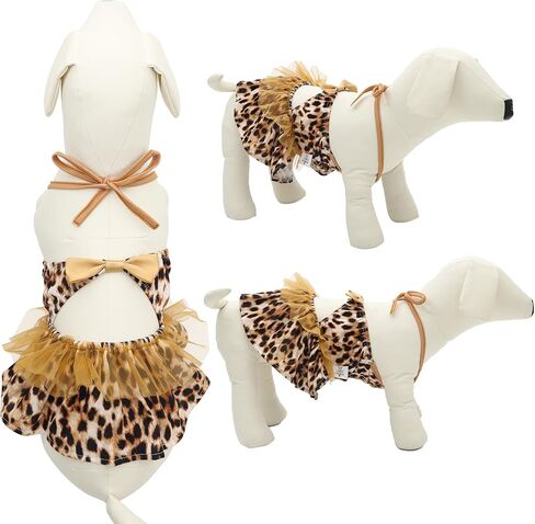 CuteBone One Piece Dog Bikini Swimsuit Dress Puppy Bathing Suit Costume for Small Dogs Pet Clothes LTDB01XS in Saudi Arabia