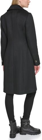 Karl Lagerfeld Paris Women's Luxe Twill Classic Stitch Coat in Saudi Arabia