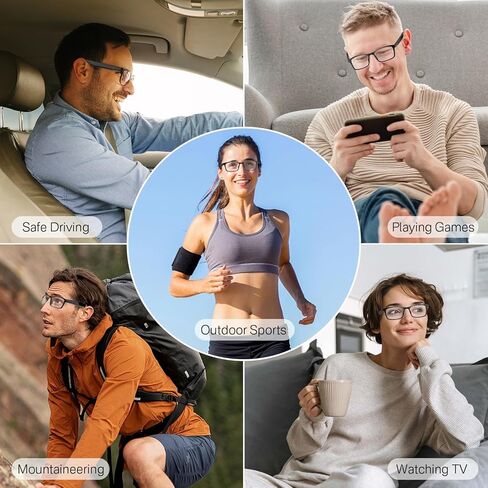 Bluetooth Audio Smart Sunglasses for Men & Women- UV400 Protection & Smart Sunglasses with Open Ear Sound, Touch Control & Voice Assistant for Music,Answering Calls,Driving,Cycling,Mountaineering in Saudi Arabia