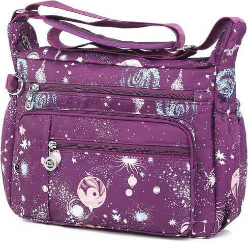 YouNuo Cross body Purse, Nylon Crossbody Bags for Women with Pockets and Compartments, Waterproof Crossbody Shoulder Handbags in Saudi Arabia