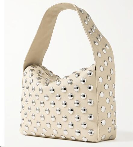 Studded Handbag for Women - Black Punk Shoulder Bag 90s 2000s Vegan Fall Fashion Trendy Purse in Kuwait