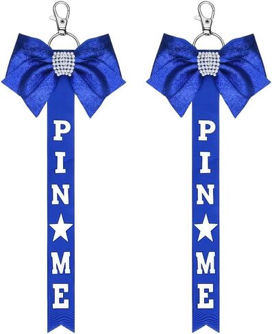YALLNASL Pin Me Ribbon for Cheer Bag Backpack Cheer Keychain for Women Girls Cheerleader Graduation Gifts for Daughter Niece in Saudi Arabia