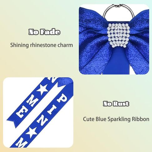 YALLNASL Pin Me Ribbon for Cheer Bag Backpack Cheer Keychain for Women Girls Cheerleader Graduation Gifts for Daughter Niece in Saudi Arabia