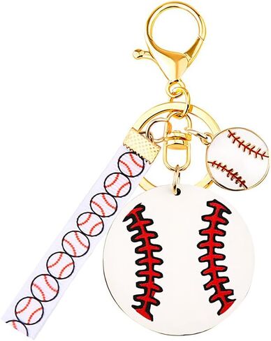 Sports Keychain Gifts for Women Sports Lover Gifts for Teen Boys Girls Soccer Basketball Football Baseball Key Chain in Saudi Arabia