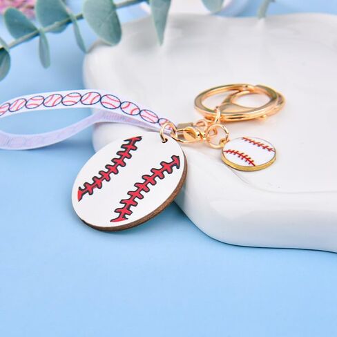 Sports Keychain Gifts for Women Sports Lover Gifts for Teen Boys Girls Soccer Basketball Football Baseball Key Chain in Saudi Arabia