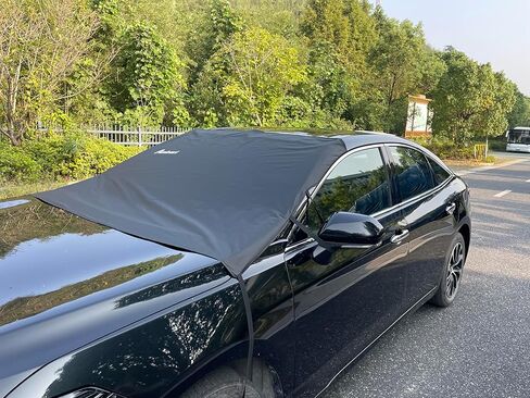 غطاء الزجاج الأمامي المزدوج للثلج والثلوج ، وحماية من أشعة الشمس ، والجانب العاكس الفضي لجانب الصيف والأسود لفصل الشتاء ، وحامي البرد ، ويتناسب مع معظم السيارات ، وسيارات الدفع الرباعي ، والشاحنات ، ودرع الصقيع المقاوم للماء M in Kuwait