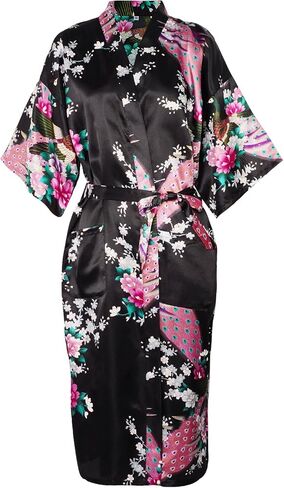 Kimonos for Women Japanese Dress Yukata Cosplay Anime Peacock Costume Bathrobe Sleepwear Mask Hand Fan Socks Set in Kuwait