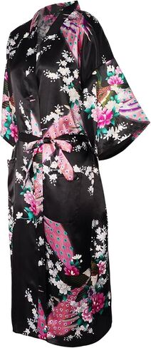 Kimonos for Women Japanese Dress Yukata Cosplay Anime Peacock Costume Bathrobe Sleepwear Mask Hand Fan Socks Set in Kuwait