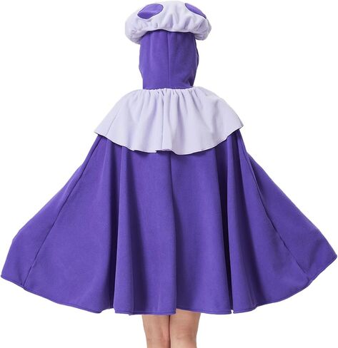 Unisex Mushroom Costume Mushroom Cosplay Hooded Christmas Costumes Party Cape in Saudi Arabia