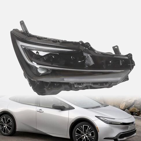 مجموعة مصباح جانبي للركاب الأيمن متوافق مع 2023-2024 Prius LE/XLE/Limited in Kuwait