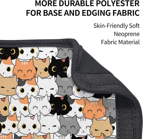 2PCS Cute Cat Soft Auto Rubber Seat Belt Cover Pad Seatbelt Shoulder Pad for A More Comfortable Driving,Suitable for All Car Interior Accessorie in Saudi Arabia