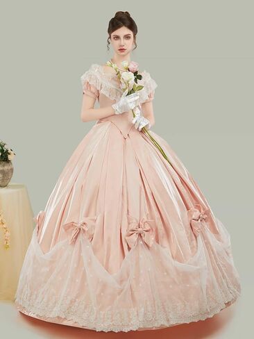 Medieval Renaissance Dress 18th Century Victorian Ball Gown Dress Halloween Costume in Kuwait