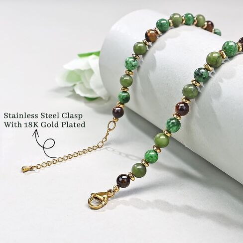 3pcs مجموعات مجوهرات ملونة/بوهو للنساء ، مجموعة سوار قلادة حجرية حقيقية ، دوار قطب من الخضروات للنساء ، مجموعة من الأحجار الكريمة المذهلة ، مجموعة مجوهرات لطيفة ، مجموعة مجوهرات لطيفة ، in Kuwait