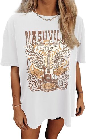 Women's Oversized T Shirts Graphic Tees Summer Short Sleeve Casual Loose Crewneck Basic Tunic Tops Trendy 2025 in Saudi Arabia