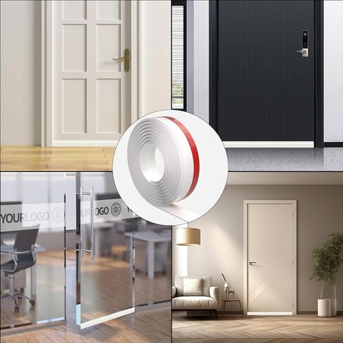 ESUFEIR 78" Under Door Draft Stopper,Bottom Door Sweeps for Exterior & Interior,Gap Filler Noise Blocker Seal Strip,Wind Guard Dust Stopper(Black) in Saudi Arabia