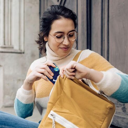 Eyeglass Case Hard Shell, Portable Sunglass Case, Fashionable PU Leather Eyeglass Case in Kuwait