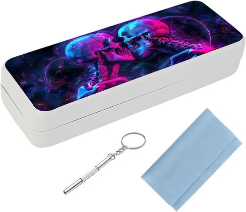 Eyeglass Case Hard Shell, Portable Sunglass Case, Fashionable PU Leather Eyeglass Case in Kuwait