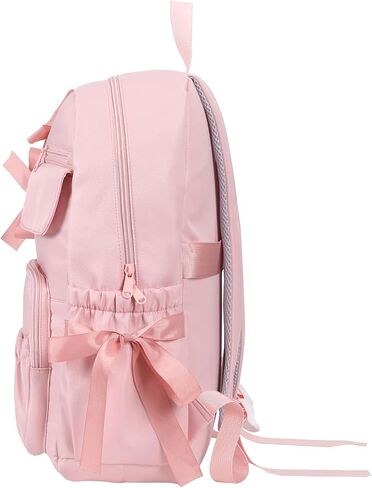 Kawaii Coquette Backpack with Bows for Teen Girls School Bookbag Aesthetic Dance Bag in Saudi Arabia