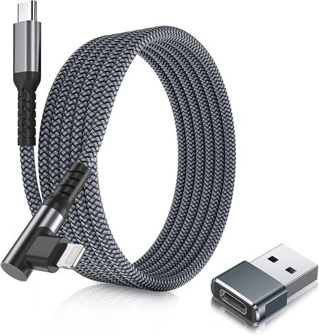 Basesailor iPhone 14 13 Pro Max Charger Cable Right Angle 10FT in Kuwait