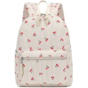 Corduroy Mini Backpack Presh for Women Girls ، حقائب الظهر الصغيرة للبالغين المراهقين للأطفال Travel (Leopard)